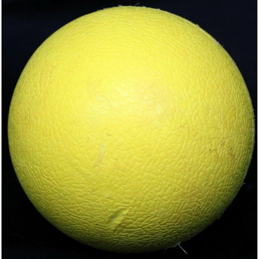 Sportscraft Replacement Croquet Ball - Solid Yellow Texture- 10" Circumference